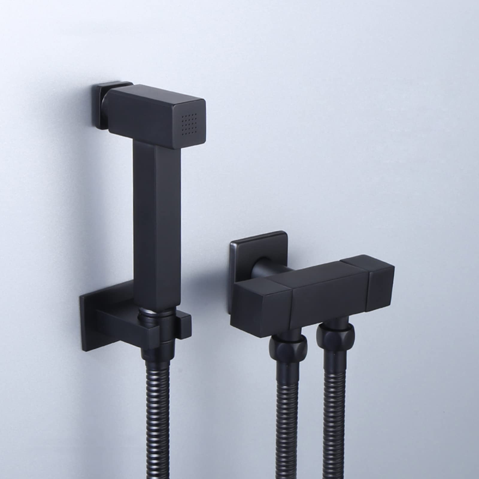 Pulvérisateur bidet bouton noir double fonction pour un nettoyage précis