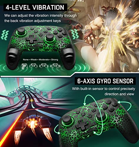 ELISWEEN Wireless Switch Controller for Nintendo Switch/Switch 2/Lite/OLED Controller, - Image 5