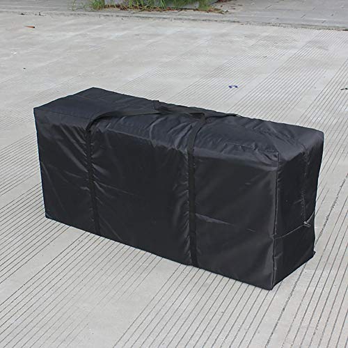 YMYP08 Large Capacity Storage Bag Double Zipper Silver Coated Oxford Home Storage Bag Simple Wear-resistant Dustproof Furniture Cover (Size : 120 * 40 * 55cm/47.2 * 15.7 * 21.6in)