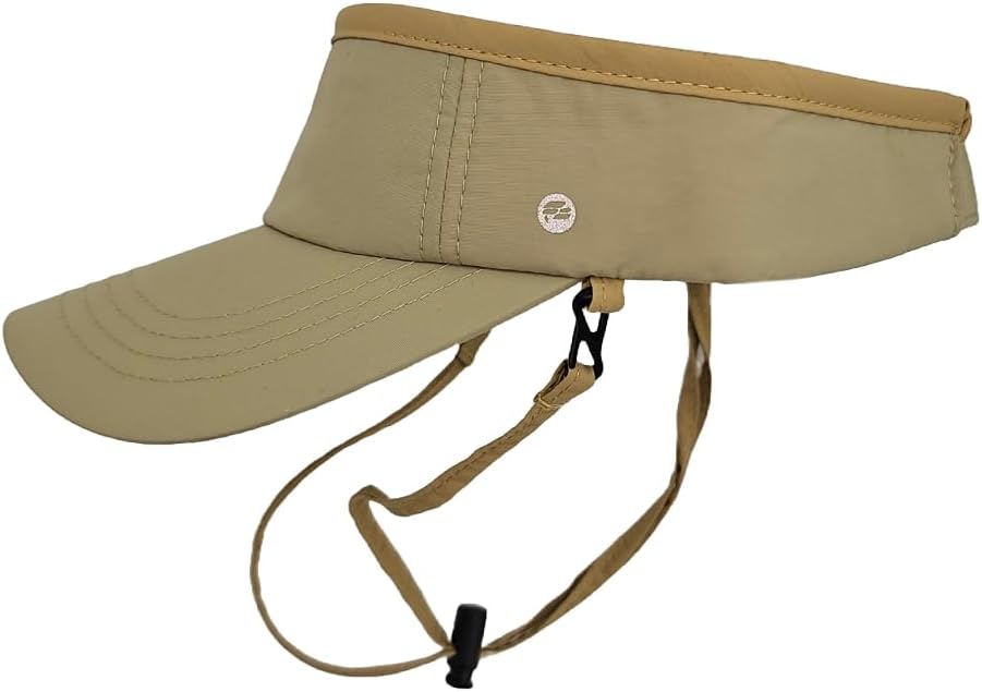 Fits Y’All Performance Nylon Visor: Adjustable, Lightweight, Durable, Quick-Dry, Water Repellent for Men, Women, and Unisex