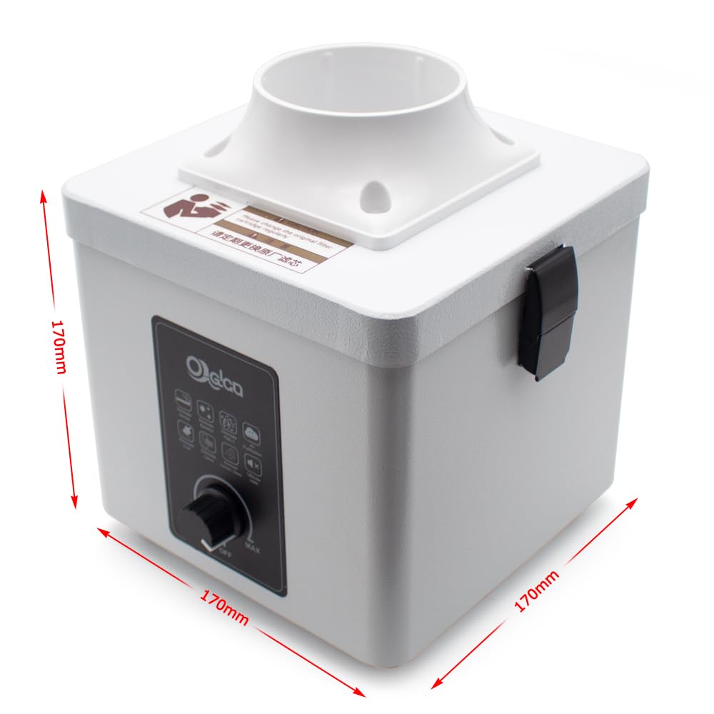 Toplionace Miniaturowy Oczyszczacz Dymu Lutowniczego - Odciąg Oparów z Filtrem z Końcówką żelazną, Eliminujący Zapachy i Kurz do Użytku Wewnątrz Pomieszczeń Przemysłowych