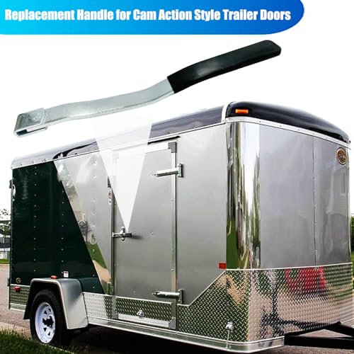 Image of Fuoequl Cam Action Lockable Door Latch Handle for Small Trailers and Trucks