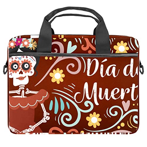 Sacoche PC pour femme au design squelettes colorés et planètes