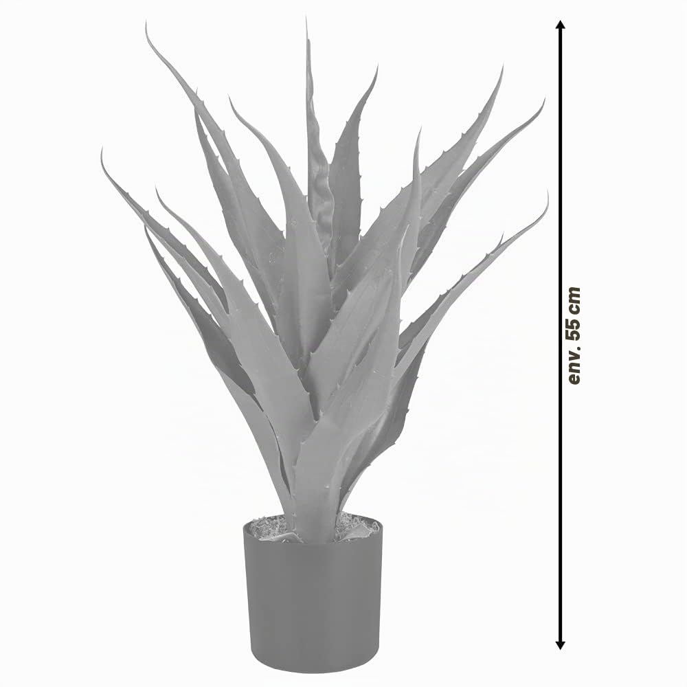 Decovego Aloe Vera Plante Artificielle Artificiel Plastique Arbre 55 cm