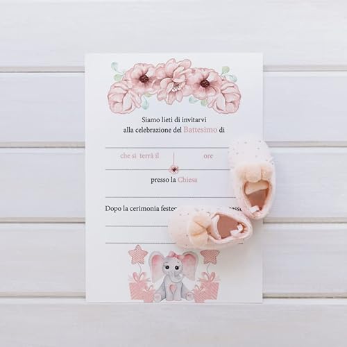 PRINTSERVIS Bigliettini Inviti Prima Battesimo