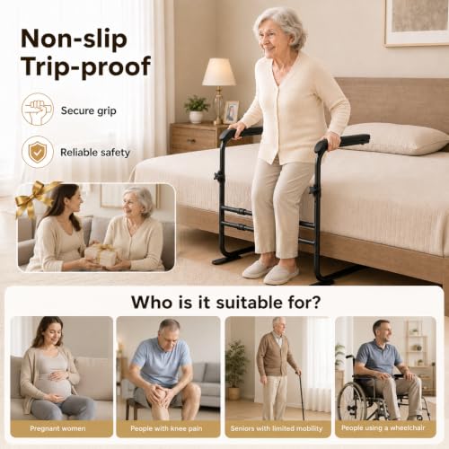 Soporte para levantarse del sofá con asas acolchadas para el salón y dormitorio 7