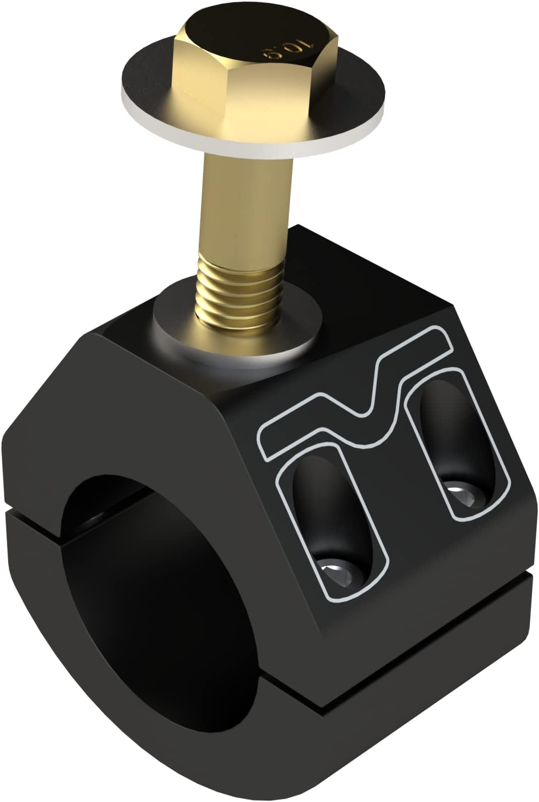 Steering Stabilizer Billet Mount, Fits Updated 1.625" (1 5/8") Tie Rod, Compatible with JK/JL/JT, Fastens Securely, Maximum Performance, Easy Install