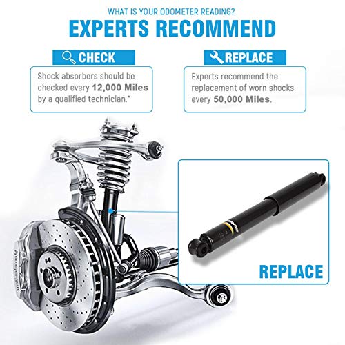 Maxorber Full Set Shocks Struts Absorber Compatible With Toyota 1984-1985 For Toyota Pickup,1993-1998 For Toyota T100,1995-2003 For Toyota Tacoma 343209 344055 37111 37112 Front Set Rear Set Shocks #TOP4