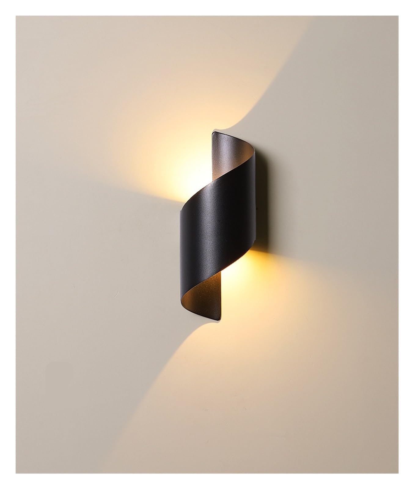 Personnalité art canapé applique haut de gamme structure noir sablé