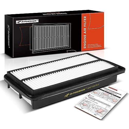 A-Premium Engine Air Filter Compatible with Acura RDX 2007 2008 2009 2010 2011 2012 2.3L, Replace# 17220RWCA00, 17220RWCA01