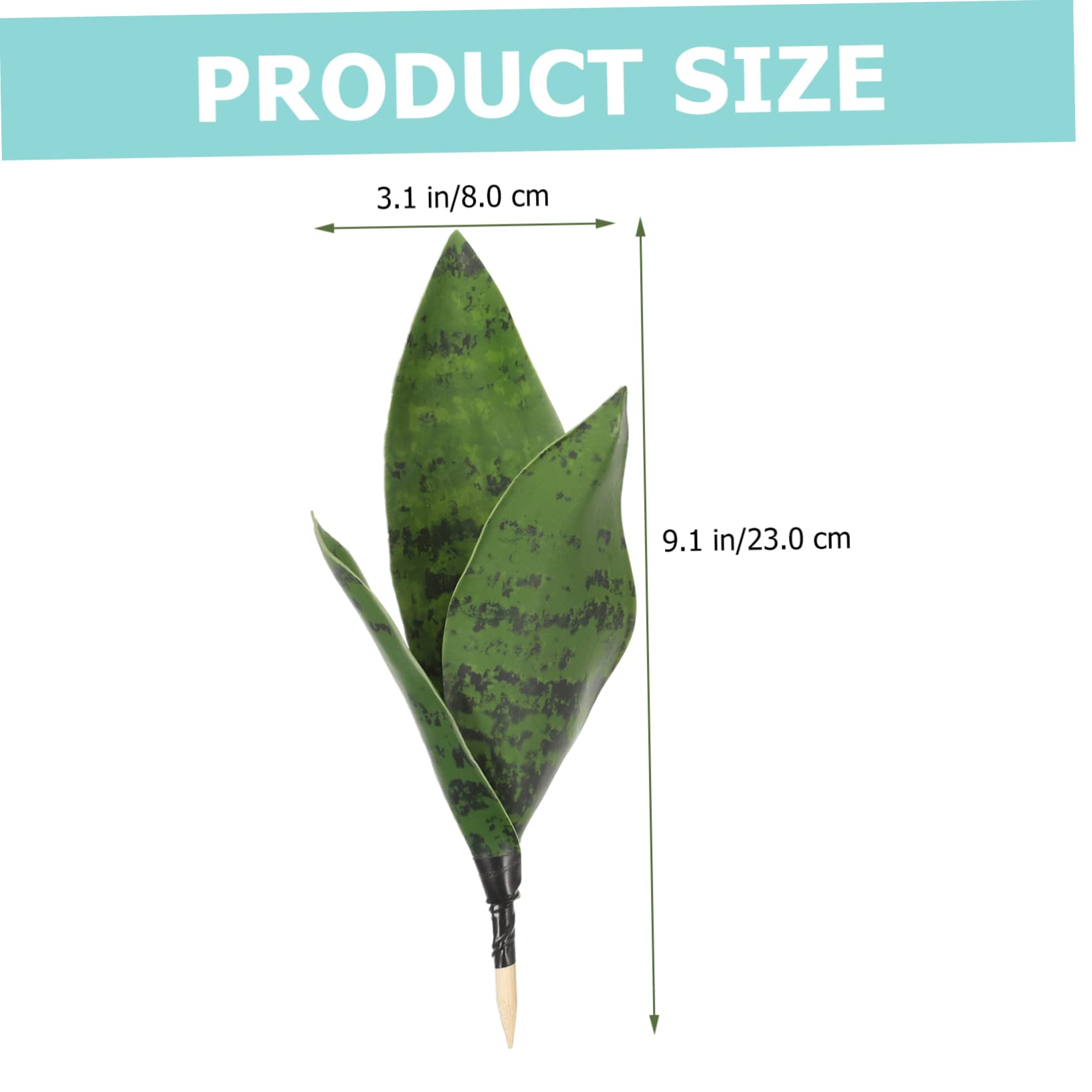 Gatuida 2pezzi Artificiali Sansevieria Realistiche Decorazione e Uffici e Adatte Per e