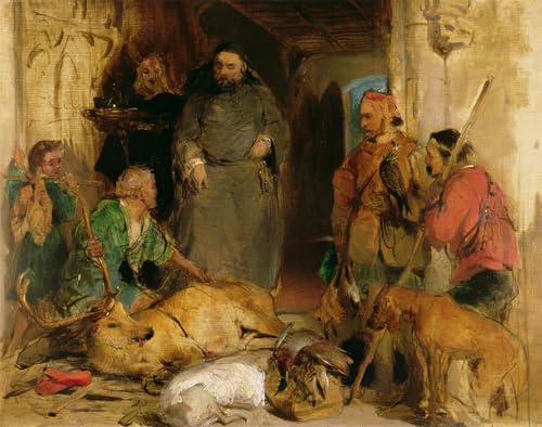 Affiche de Arts d'Edwin Landseer impression sur toile decoration salon 60x90cm