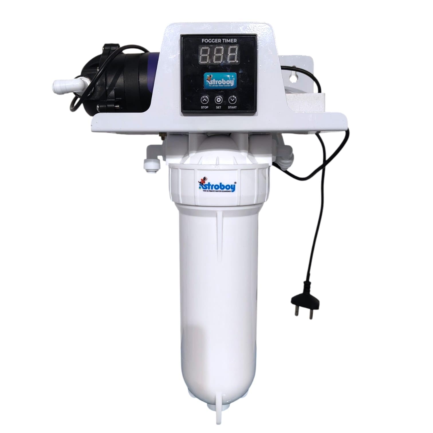 Astroboy Premium Fogging System with Timer | High Pressure Mist Cooling Kit for Outdoor, Greenhouse, Poultry Farm & Industrial Use (Fogger System with 20 nozzel, 30m pipe)-image-22