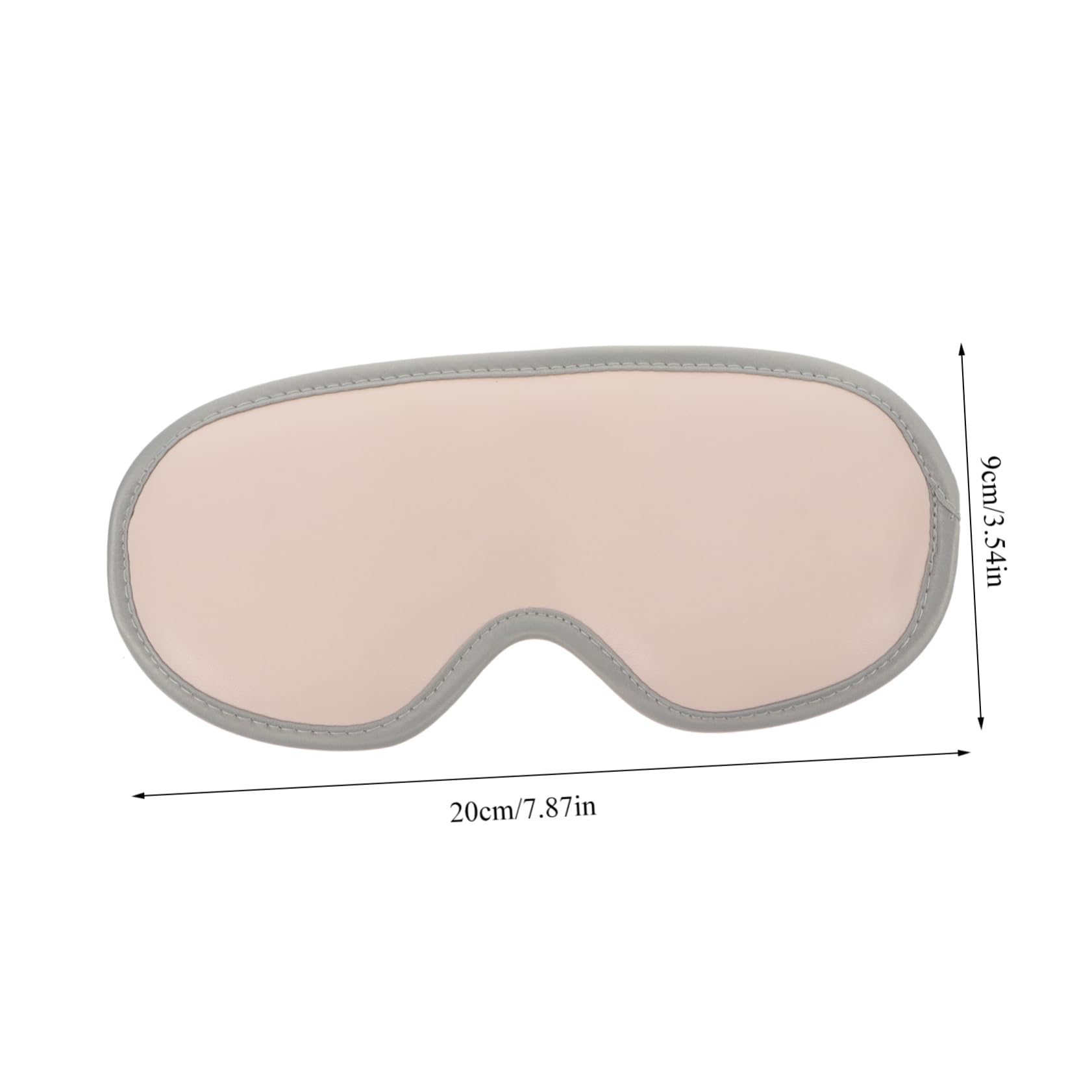 BESTYASH 1 Pz Maschera per Occhi Riscaldante con Massaggio Copertura per Occhi Microfibra per Rilassamento e Notturno Rosa Design Portatile e Riscaldamento per Alleviare Fatica Oculare