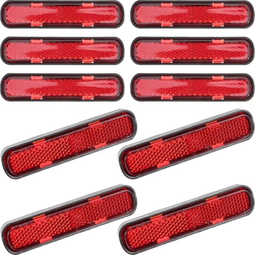 10 reflectores tornillo seguridad para motos y vehículos miniatura 1
