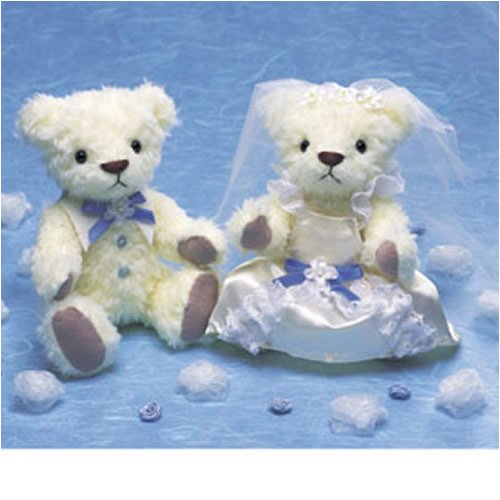 テディベア　ベア　ウェディング　サムシングブルー　完成品 Amazon | ウェディングベア サムシングブルー 手作りキット