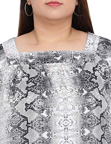 Image of oxolloxo Women Boat Neck Long Sleeves Printed Tops