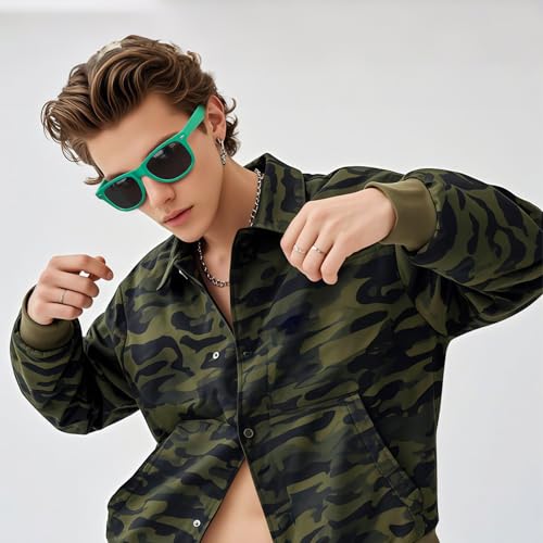 Image of Joopin Square Sunglasses Polarized UV400 Designer Sun Glasses Men Women