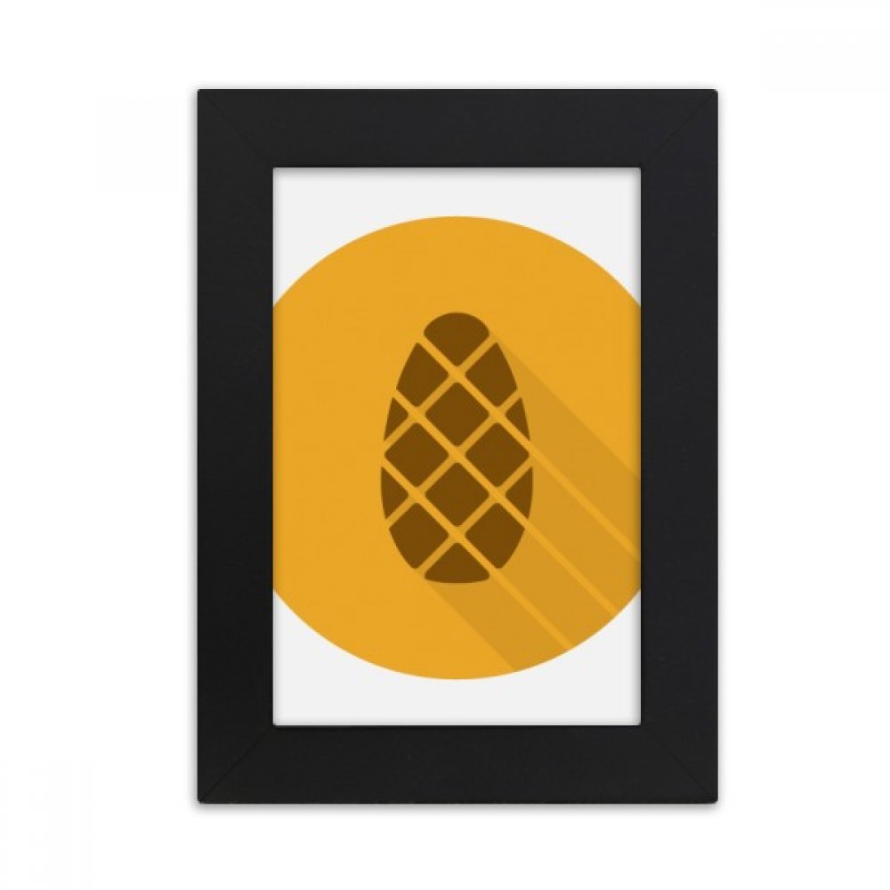 Cadre photo noir motif Thanksgiving Orange pour bureau et decoration interieure 5x7