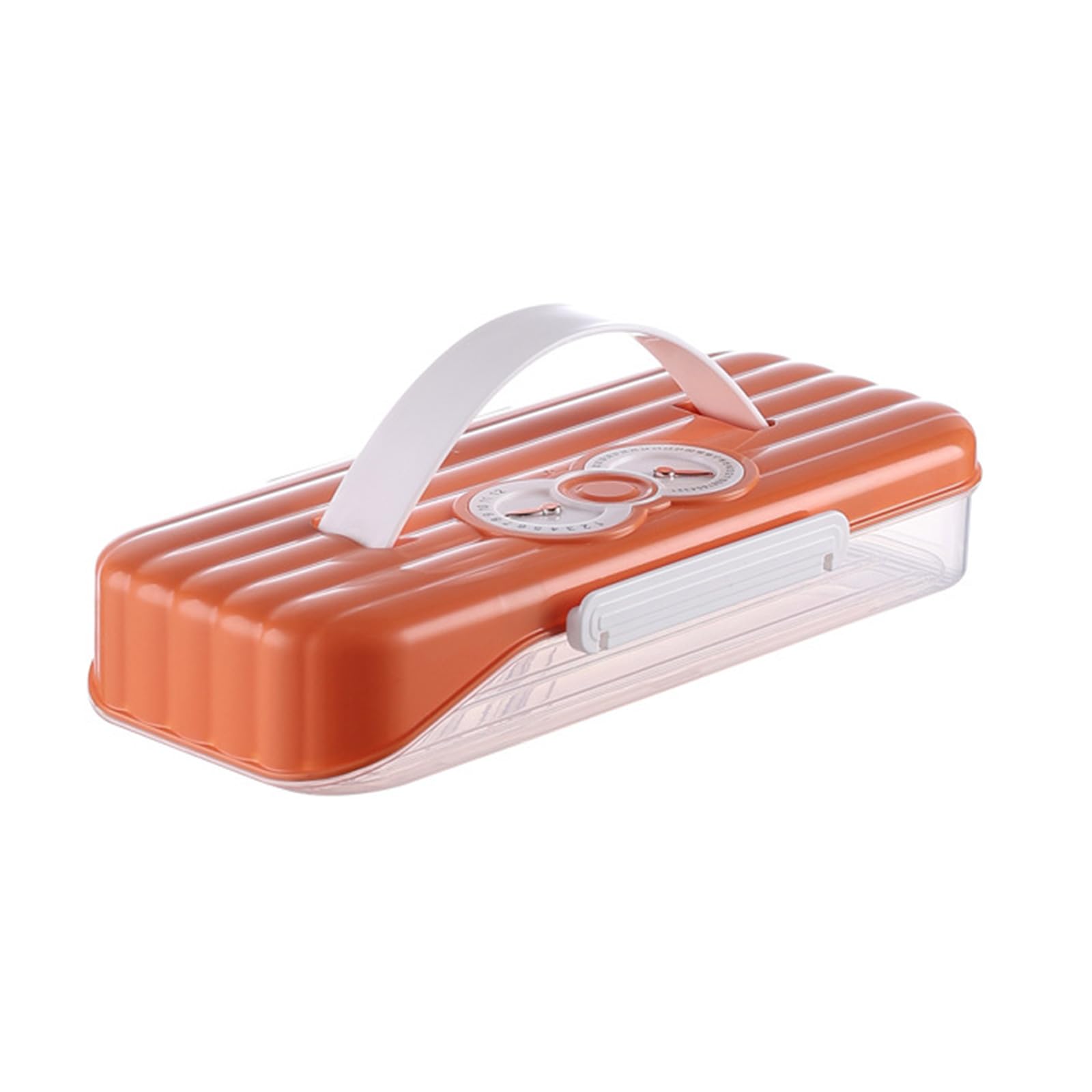 Carotoe D Stackable Clear Umpling Organizers With Ate Timer Portable Accessory For Freezer Use An Kitchen Storage Solution Househol Freezer Organizers
