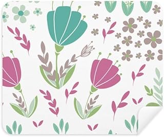 Punch Flower Paint Cleaning Cloth Screen Cleaner 2pcs Suede Fabric