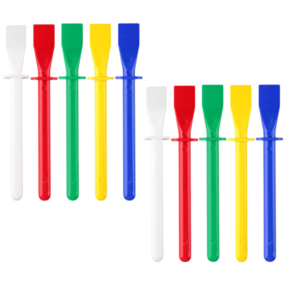 OSALADI 4 Set Striscio Di Colla Fai Da Te Glue Bastoncini Applicatori Di Colla Bastoncini Di Colla Jumbo Adesivo Spalmatore Di Colla Per Pellame Spatola Per Colla Materiale Pp 10 Pezzi * 4