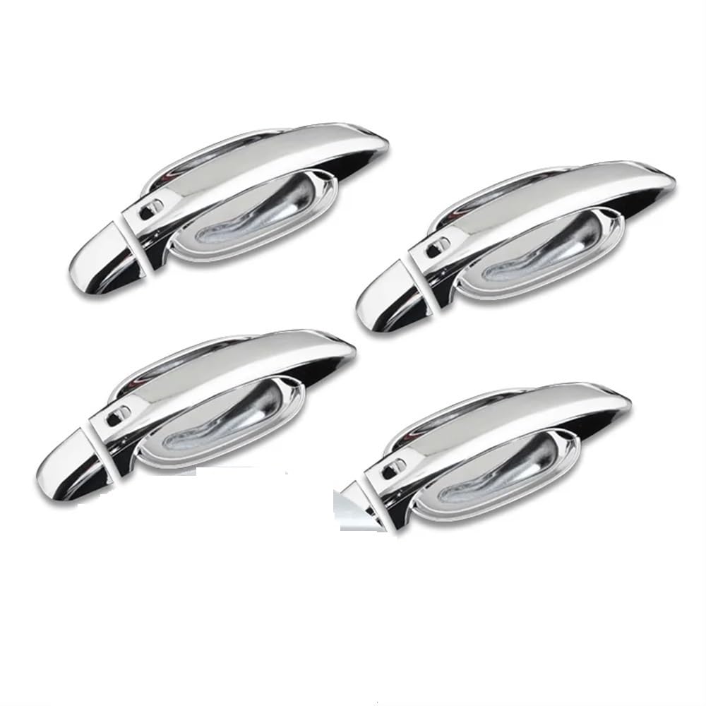 Mlhoghigd Silver Handle-Bowl Door Handle Car Door Handle Bowl Cover Sticker For For S4 For A5 2009-2015 Styling Accessories