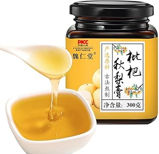 枇杷膏 無添加 高濃度 濃厚で滑らかな舌触り クリーンで雑味がない 枇杷秋梨膏 ボイスケア 蜂蜜 古法熬制 潤喉 秋梨びわ膏 雪梨膏 秋梨膏 枇杷ペースト 秋梨ペースト (300g*1缶)