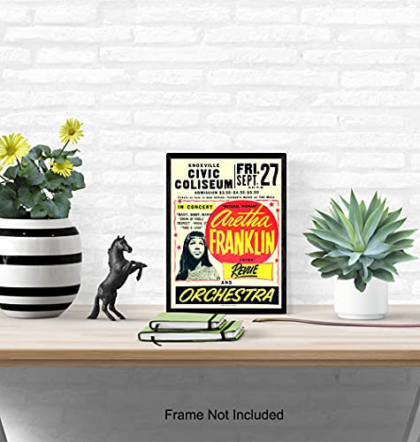 Yellowbird Art & Design Aretha Franklin Poster - Soul Music - African American Wall Art thumb #4