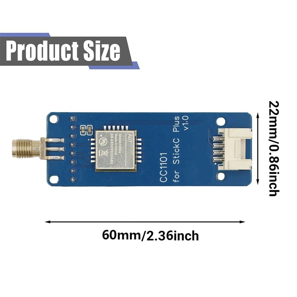 CC1101 Module RF 433 MHz pour M5Stack StickC Plus 2, carte de développement IoT sub-GHz