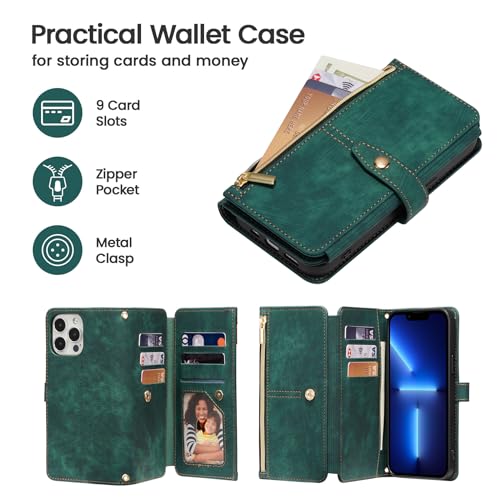 ZCDAYE Case for iPhone 15 Pro Max, iPhone 15 Pro Max Wallet Phone Case - Image 2