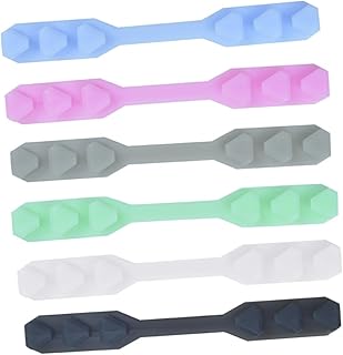 DEARMAMY 6 Piezas gancho de máscara colgador de pendientes hebilla de la banda de la máscara hebilla de la cuerda de la oreja de la máscara accesorios para