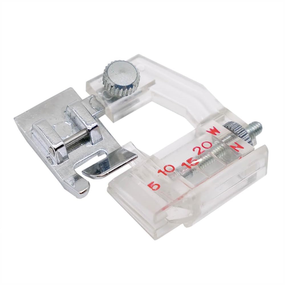 La Canilla ® - Foot for Bias, Live and Snap-on Hems for Sewing Machines Alfa Singer Brother Juki Lidl and More