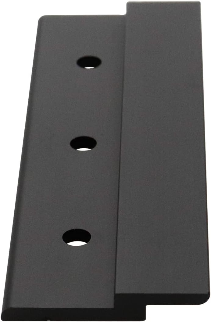 8pcs Black French Cleat 4 Inch Aluminum Z Hanger for Mounting Mirror Hanger, Picture Hanging with Screws Hardware