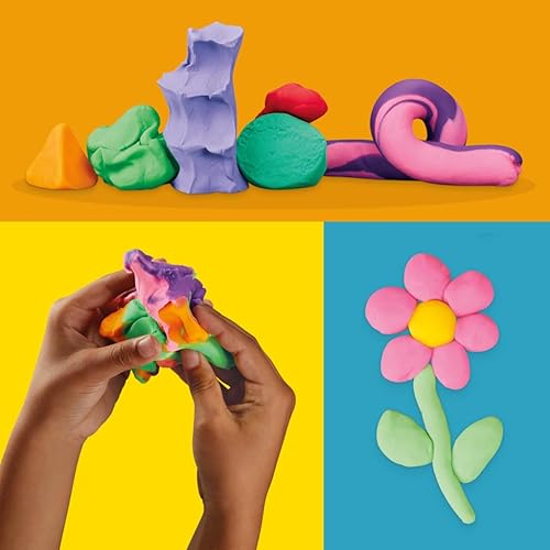 Miniatura 8 de Play-Doh Paquete de 22 colores variados, colores surtidos a granel, latas compuestas de modelado de 2 y 4 onzas, manualidades para niños, juguetes