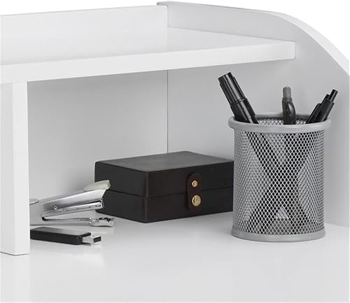 Miniatura 7 de Alton - Escritorio para computadora de escritura, estación de trabajo para computadora portátil, mesa de estudio simple retro para oficina en casa,