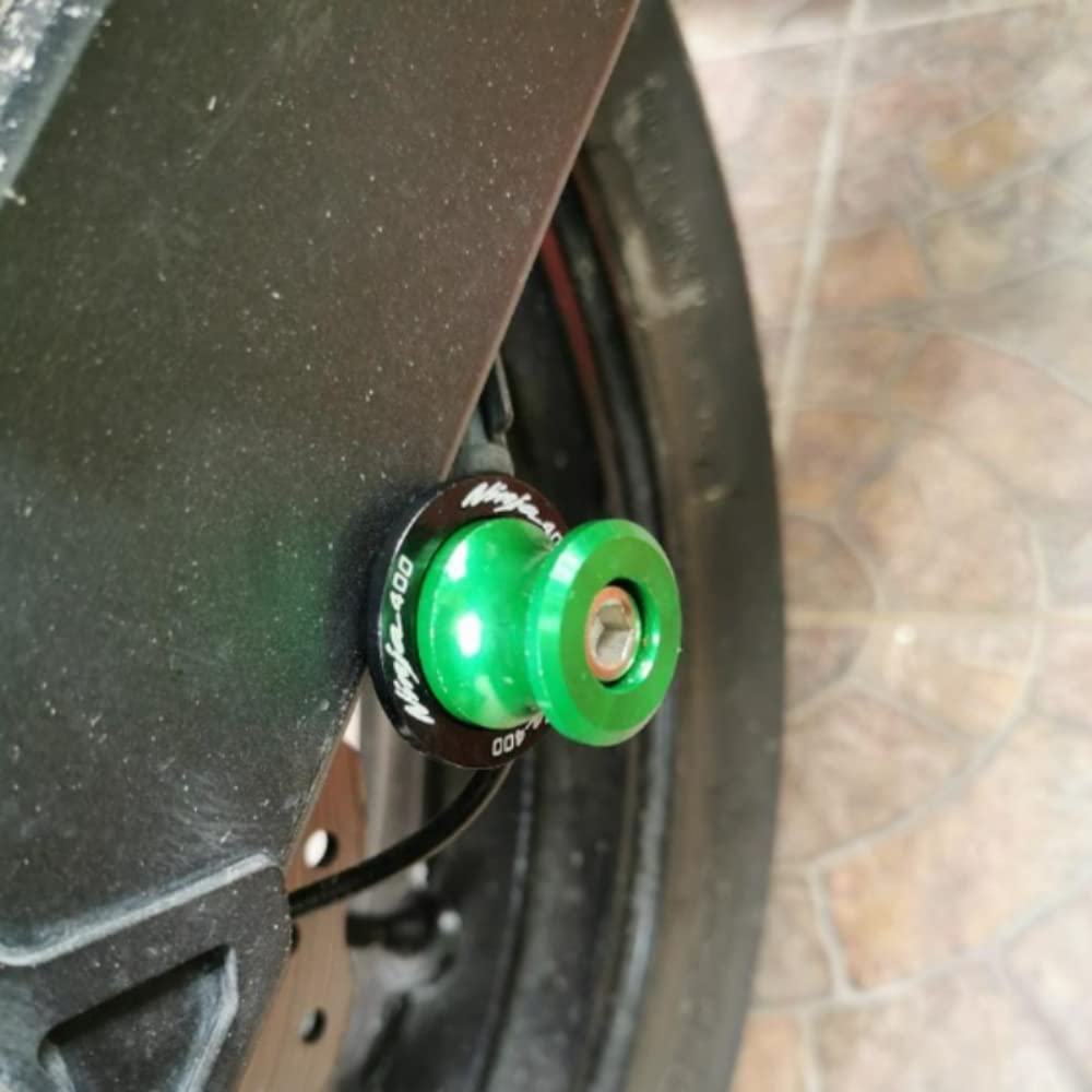 ESPEEDMTC do Kawasaki Ninja 400 650 1000SX 2 szt. Szpule wahacza Suwak CNC Stop aluminium Szpule wahadłowe śruby stojące (czerwone)