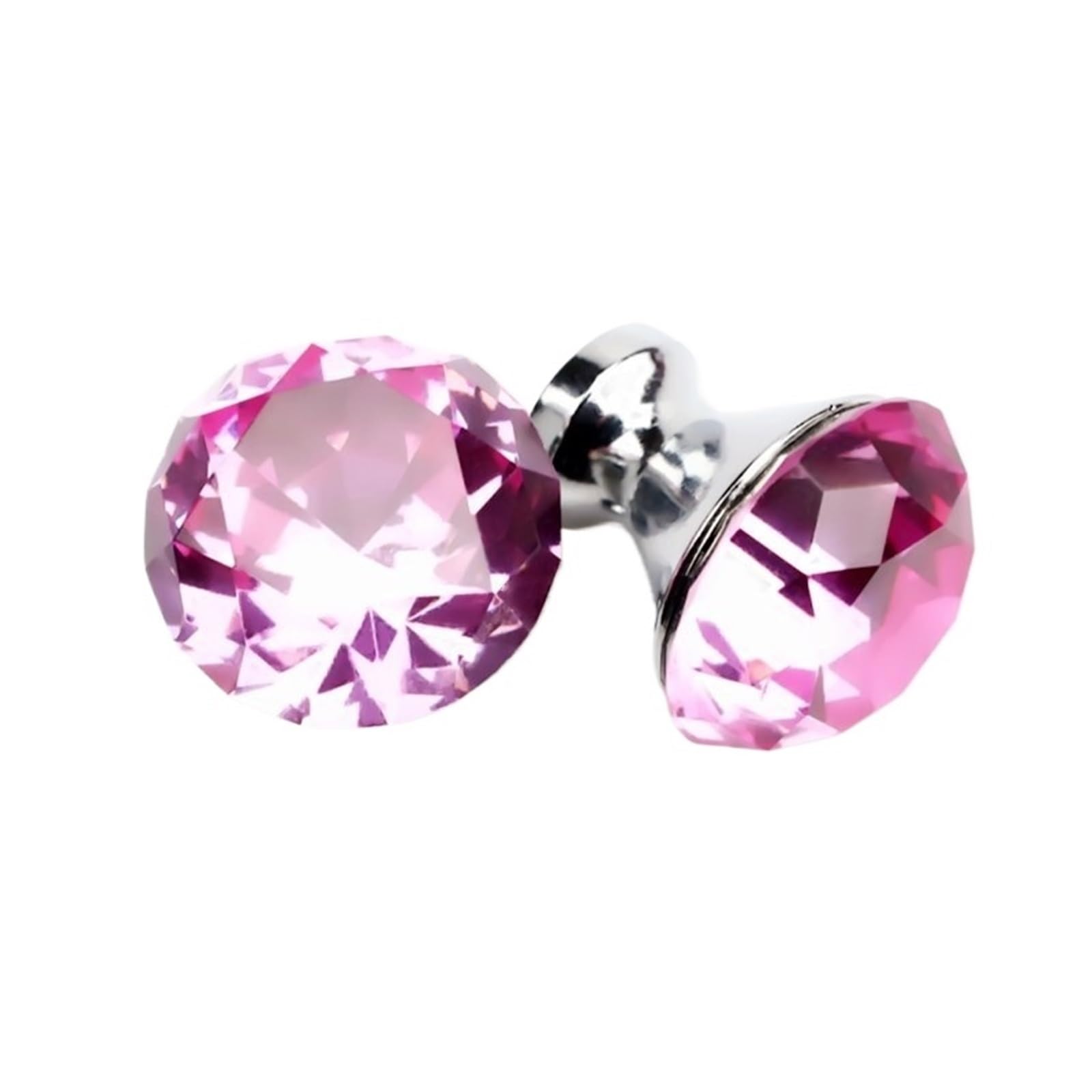 DCUIPG 8pcs Clear Diamond Shape Knob Cupboard Drawer for Dresser Drawers