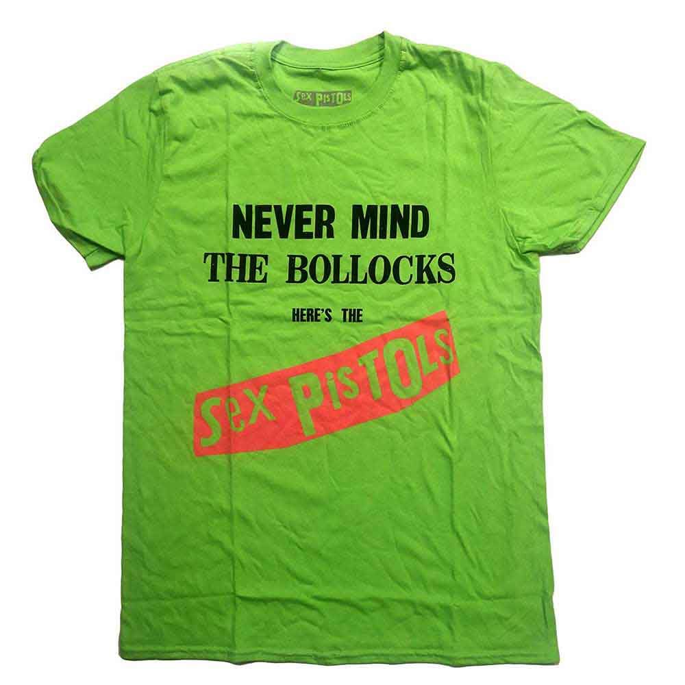 Sex Pistols T Shirt NMTB Original Album Official Unisex Green XL