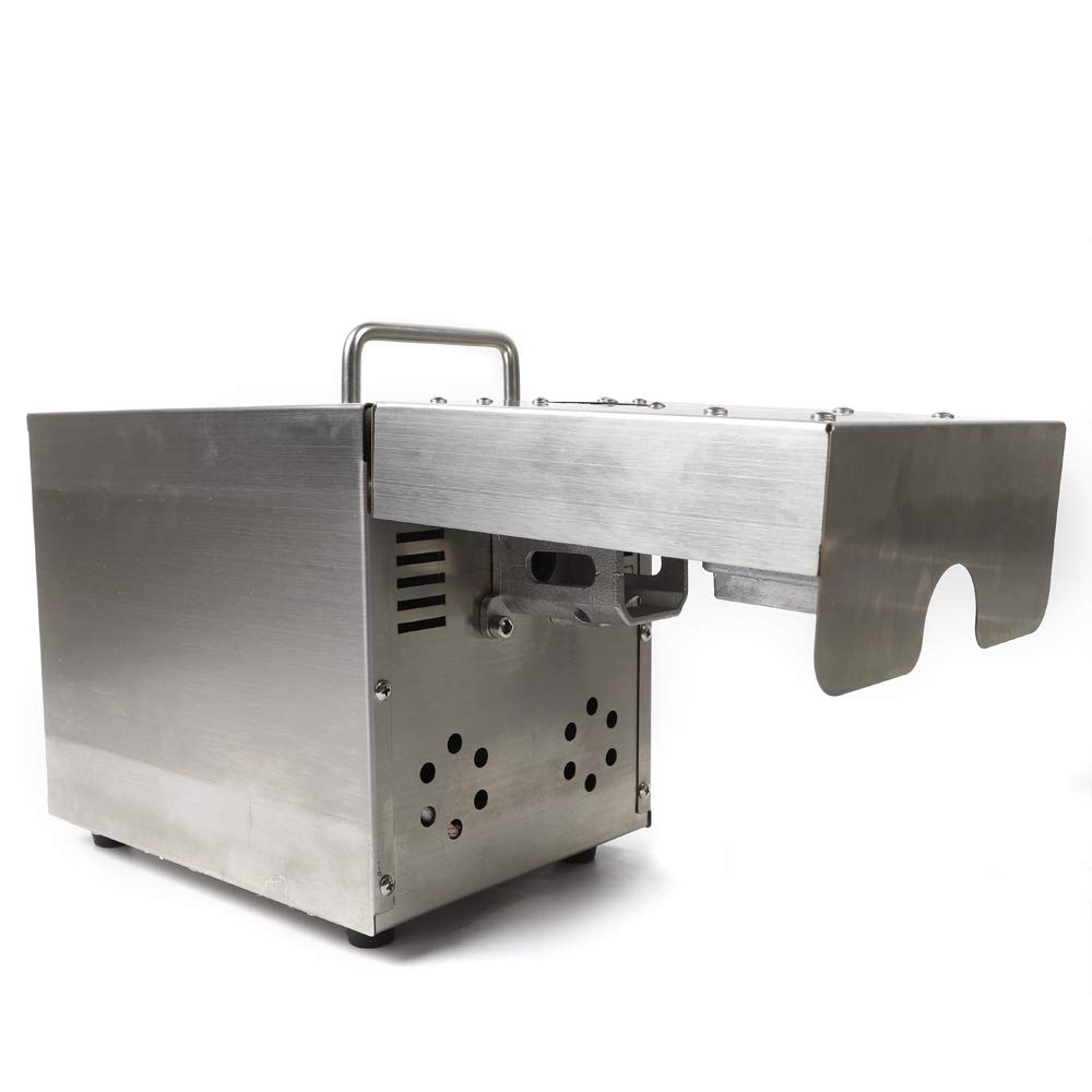 1500W Prensa de aceite eléctrica,Máquina para la prensa de aceite Semillas de Prensa 304 Acero Inoxidable Extractor de Aceite Automático para Cacahuete Lino Semillas de Perilla, Calabaza de Girasol
