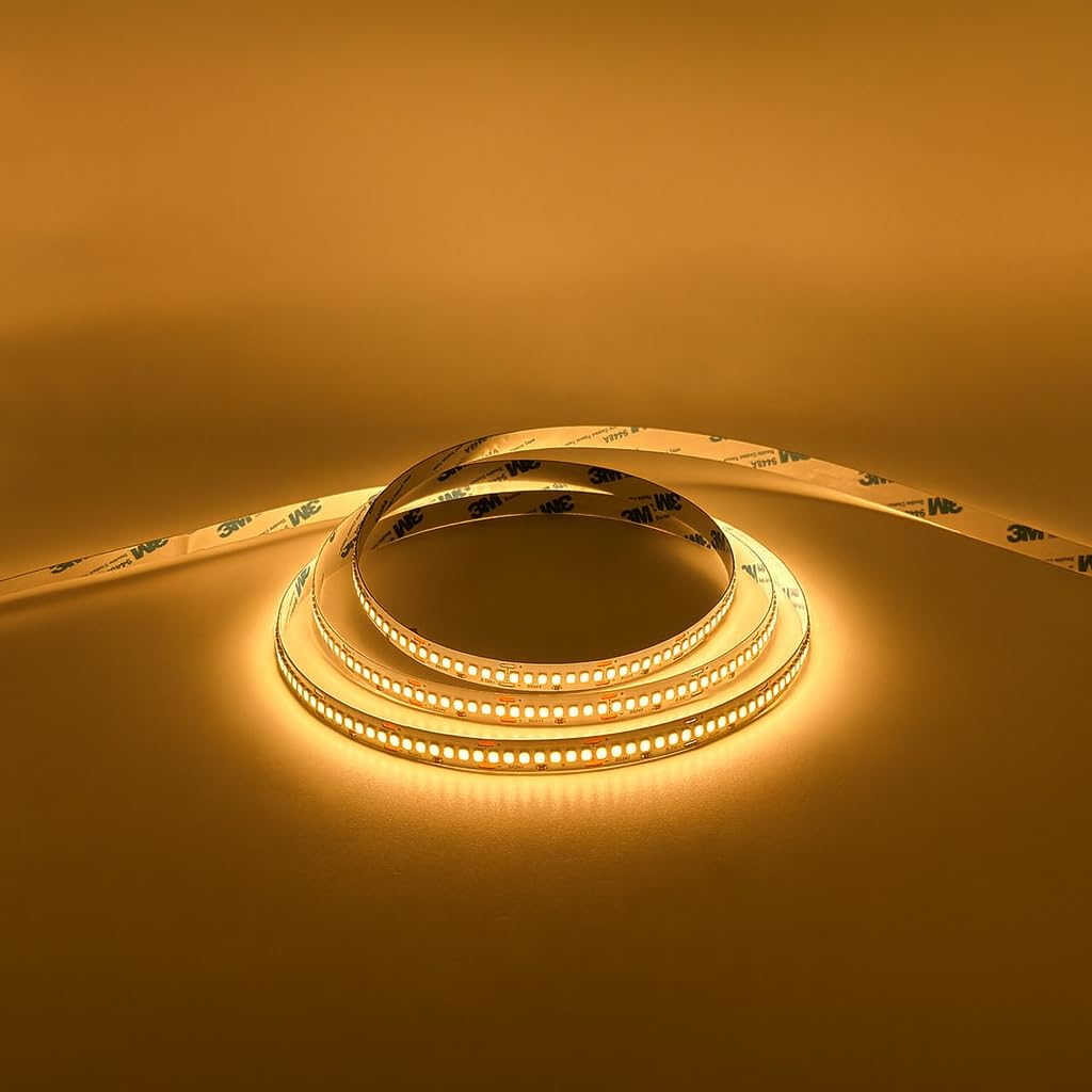 Eurekaled Striscia LED 24V S8010 – 10m, 238 LED/m, 20W/m, 2700 lm/m, CRI≥80, IP20 – Luce Calda 3000K, Naturale 4000K o Fredda 6000K, Taglio 29,5 mm, CE RoHS (3000K, 10mt)