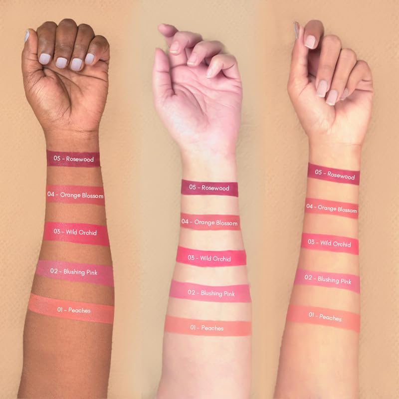 Image of Cuffs N Lashes After Glow Liquid Blush Gel Cream 6ml - 04 Orange Blossom | Dewy, Buildable Blush with Hyaluronic Acid | Long-Lasting Hydration &Natural Radiant Glow