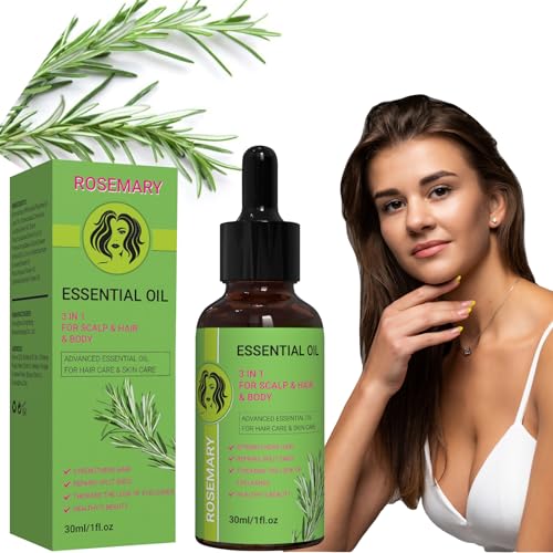 Rosemary Oil for Hair Growth - Non-Greasy Concentrate, Nourishing and Strengthening, Intense and Natural Rosemary Hair Oil, Essential Oil for Healthy Hair