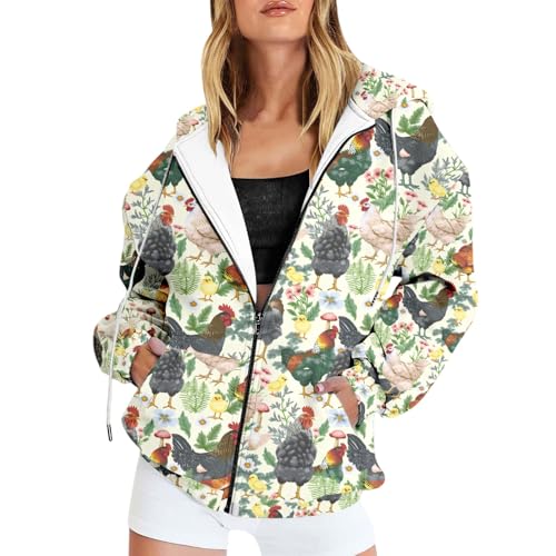 Sweat à capuche zippé femme ample et chaud pour l'automne