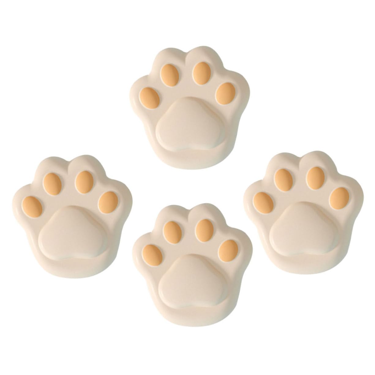 GALPADA 4Pcs Cat Claw Design Table Corner Protectors Furniture Safety Guards for Desk Chair and Cabinet Edges Durable Material Easy to Install Decorative Corner