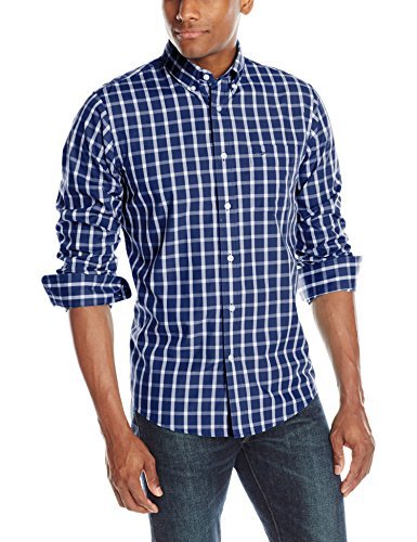 Dockers Men's No Wrinkle Long Sleeve Button Front Shirt
