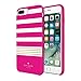 kate spade new york Protective Hardshell iPhone 7 Plus Case, Also Compatible with iPhone 6 Plus, 6s Plus - Rhodamine Red Stripe