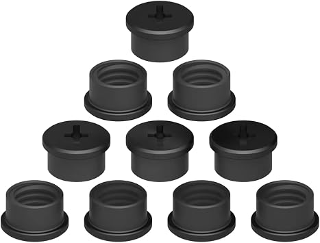 10Pcs Bladder Valve Screws for Riddell Speedflex & Speed Lcon Helmet, Full Set of High Impact Resistant Valve Caps Replacement for Football Helmets,Football Helmet Repair Kit