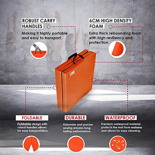 Xn8 Pieghevole Yoga Tappetino Stuoia da Ginnastica...