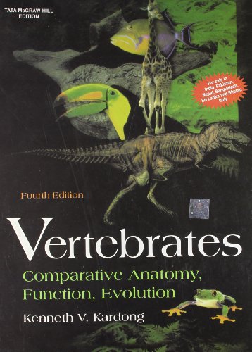 Vertebrates: Comparative Anatomy, Function, Evo... 0070607508 Book Cover